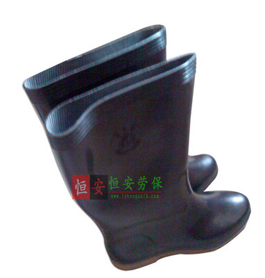 批發(fā)雙安紅葉黑色食品靴 PVC材質(zhì)，耐油耐酸堿的專(zhuān)業(yè)足部防護(hù)鞋